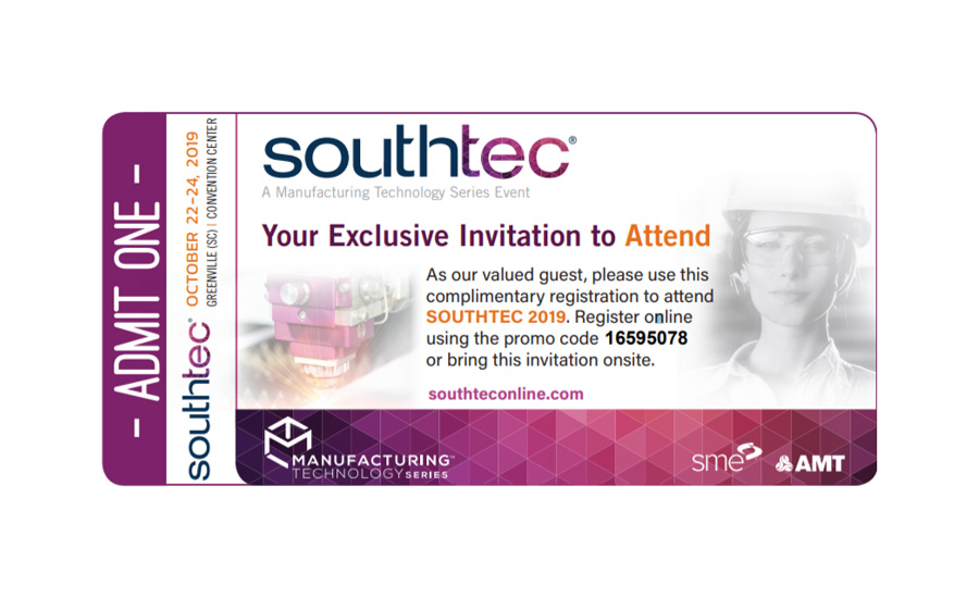 TECLA invites You to SOUTHTEC 2019 Trade Show in Greenville, SC – Oct 22-24, 2019